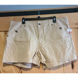New! Deb Size 20W Beige Ripstop Bermuda Shorts 40x4" Hiking Camping Gorpcore